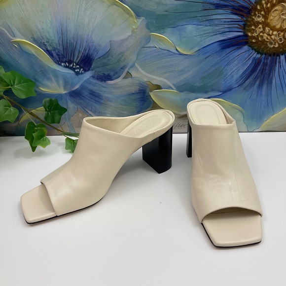 AEYDE Raf Sandal In Creamy Leather Size 39 - Picture 3 of 13